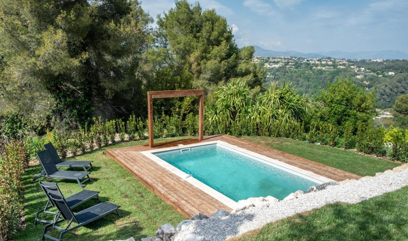 Villa Saint Paul De Vence A La Vue Imprenable Exterior foto